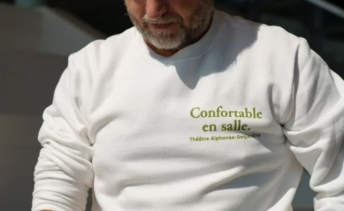 PHOTO CREWNECK BLANC REPENTIGNY